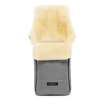 Abbildung von WERNER CHRIST BABY, Lammfell Fußsack AROSA warme Buggy, Kinderwagen (Kinder ab 6 bis 36 Monate), medizinisches Fell, in Grigio (grau melange)