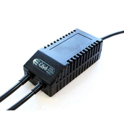 Abbildung von AirDrive C64 FDD Dual Netzteil Modern EU Ersatz Dual, Stecker (Schwarz)