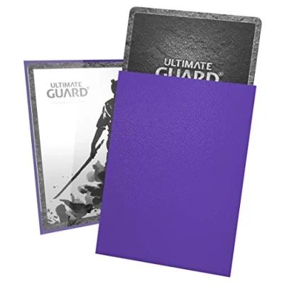 Abbildung von Ultimate Guard Katana 100, Lila/Purple 100 Stück Kartenhüllen Kartenfolien Sleeves für Sammelkarten wie Pokemon Magic Standardgröße
