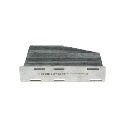 Abbildung von BOSCH 1 987 432 597 Innenraumfilter Aktivkohlefilter 210,8 271,8 34 VOLKSWAGEN: Tiguan I, CC, Golf 5 Variant, SKODA: Octavia 2 Combi, Yeti