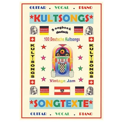 Abbildung von 100 Deutsche Kultsongs + Gitarren Playbacks (MP3): Songbook A4
