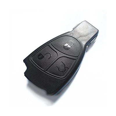 Abbildung von Ersatz Schlüsselgehäuse mit 3 Tasten Autoschlüssel Schlüssel Fernbedienung Funkschlüssel Gehäuseohne Transponder Elektronik oder Schlüsselrohling INION (für Mercedes Benz (KS09no)