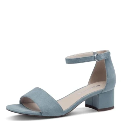 Abbildung von Tamaris Riemensandalette, Damen, Größe: 40, Light blue Schuhe