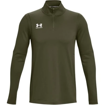 Abbildung von Under Armour Challenger Midlayer Langarmshirt, Herren, Größe: XL, Marine od green white