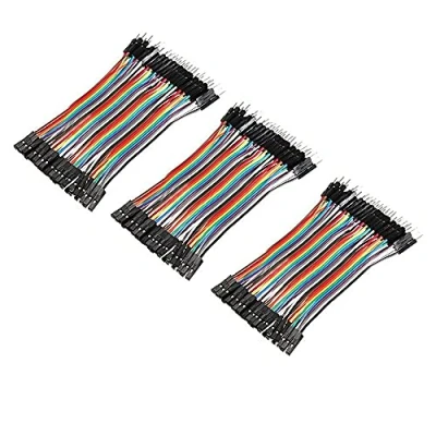 Abbildung von Aihasd 3PCS 120P 10cm Male Female Jumper Wire Cable for Arduino