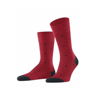 Abbildung von Falke DOT SO Socken scarlet, Herren, Größe: 43 46, Scarlet