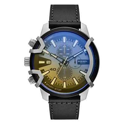 Abbildung von Diesel Men&#039;s Griffed Chronograph, Edelstahluhr, 48mm Gehäusegröße