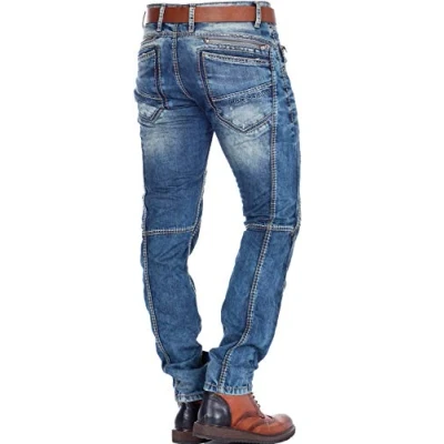 Abbildung von Cipo &amp; Baxx Jeans Slim Fit, Herren, Größe: 34x34, Standard