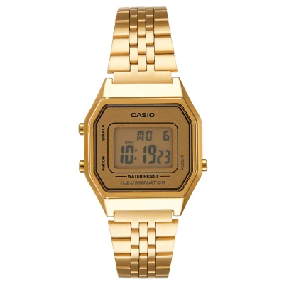 Abbildung von Casio Digitaluhr goldcoloured, Damen, Größe: One Size, Gold coloured