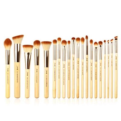 Abbildung von Jessup Pinselset Bambus Make Up Pinsel Set Professionelle Makeup Gesichtspinsel Lidschattenpinsel Augenpinsel Kosmetikpinsel Puder Lidschatten Schmink Synthetische Haare 20 Stück T145