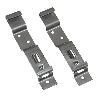 Abbildung von 2 Universal Kfz Kennzeichenhalter Spannhalter Kennzeichenspanner Wechselkennzeichen Kennzeichen Nummernschild Halterung Metall Edelstahl Neu Old Harvest