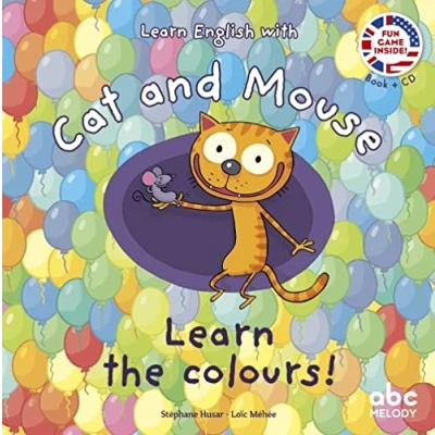 Abbildung von Learn the colours Cat and mouse Livre + audio