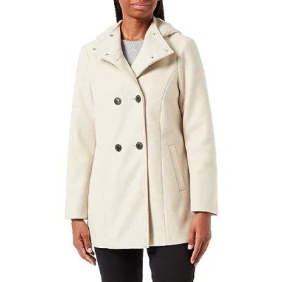 Abbildung von Vero Moda Vmfortune GA NOOS Klassischer Mantel, Damen, Größe: Small, Oatmeal