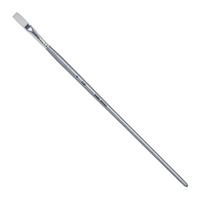 Abbildung von Liquitex 6923004 Basics Pinsel, Synthetikpinsel für Acrylfarben, langlebig, robust und formstabil Flachpinsel Nr. 4