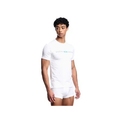 Abbildung von Emporio Armani Sleeve CREW NECK Unterhemd/shirt, Herren, Größe: XL, White