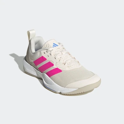 Abbildung von adidas Performance Rapidmove 2 Trainingsschuh, Damen, Größe: 36 2/3, Chalk white/shock pink/blue fusion Schuhe