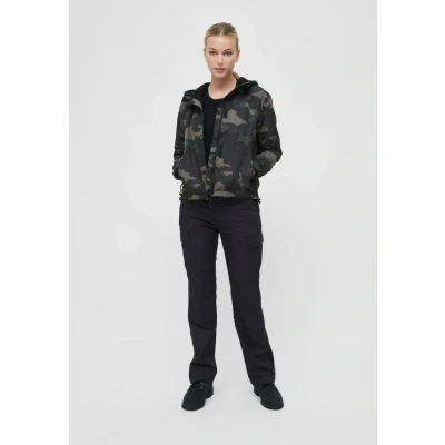 Abbildung von Brandit Frontzip Übergangsjacke, Damen, Größe: XL, Dark camouflage