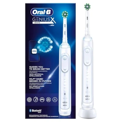 Abbildung von Oral B Elektrische Zahnbürste Braun Genius X weiß