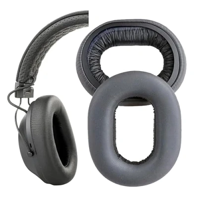 Abbildung von V MOTA Ohrpolster kompatibel mit Plantronics Backbeat Fit 6100 Kopfhörer, Ersatz Ohrpolster, Reparaturteile (1 Paar) (grau)