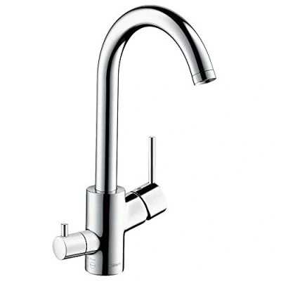 Abbildung von hansgrohe Talis S² Einhebel Küchenarmatur mit Geräteabstellventil und Schwenkauslauf, Chrom