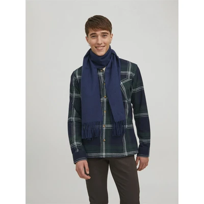 Abbildung von Jack &amp; Jones Jactoronto Scarf Schal, Herren, Größe: One Size, Navy blazer