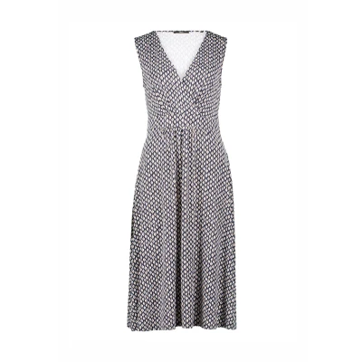 Abbildung von zero MIDI MIT Wickeloptik Jerseykleid, Damen, Größe: 44, Bluecream