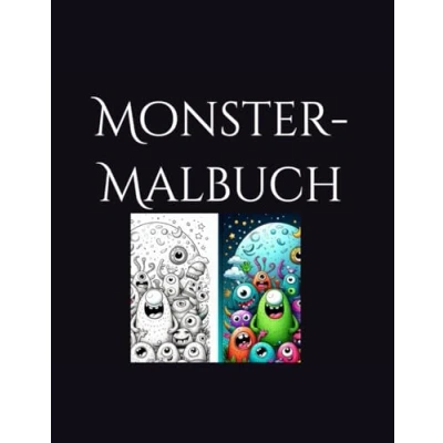 Abbildung von Monster Malbuch für Kinder: Lustige zum Ausmalen, Kinder ab 2 Jahren