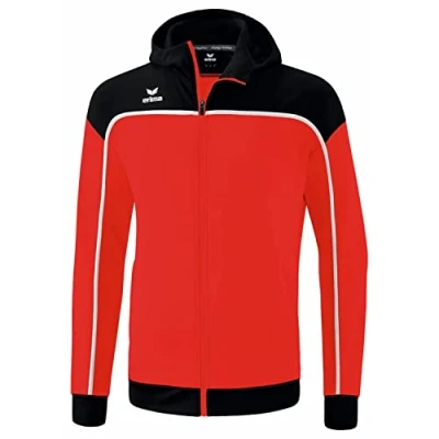 Abbildung von Erima Herren „CHANGE by erima&quot; Trainingsjacke mit Kapuze, rot/schwarz/weiß, S