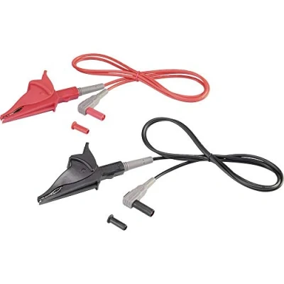 Abbildung von VOLTCRAFT MSL 507 Messleitung Stecker 4 mm Krokoklemmen 1.00 m Schwarz, Rot 1 St.