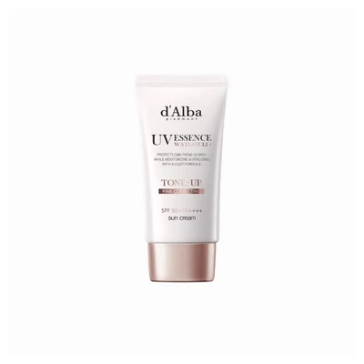 Abbildung von d&#039;Alba Italienischer weißer Trüffel Waterfull Tone up Sunscreen SPF50+PA++++, Reiner und Veganer Hybrider Rosafarbener Feuchtigkeitscreme, Leuchtender Aufhellender Sonnenschutz