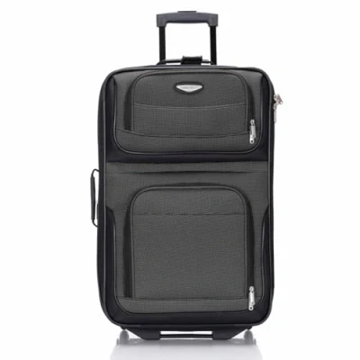 Abbildung von Travel Select Amsterdam Erweiterbares Rollgepäck, Grau, Checked Medium 25 Inch, Rollgepäck
