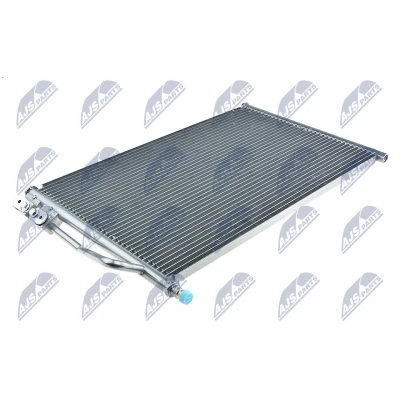 Abbildung von NTY CCS FR 010 Klimakondensator ohne Trockner Aluminium FORD: FIESTA 5, Fusion Kombi, 5 Van, MAZDA: 2 Hatchback