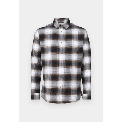 Abbildung von Selected Homme Slhslimowen Hemd, Herren, Größe: Medium, White/chocolate