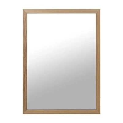 Abbildung von DRW Rechteckiger Wandspiegel aus MDF und Naturpapier, 55 x 1,2 75 cm, Int. 52 72 cm