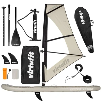 Abbildung von Supboard Surfer 305 Beige Inklusive Windsegel und Zubehör