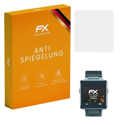 Abbildung von atFoliX Panzerfolie kompatibel mit Garmin Vivoactive Schutzfolie, entspiegelnde und stoßdämpfende FX Folie (3X)