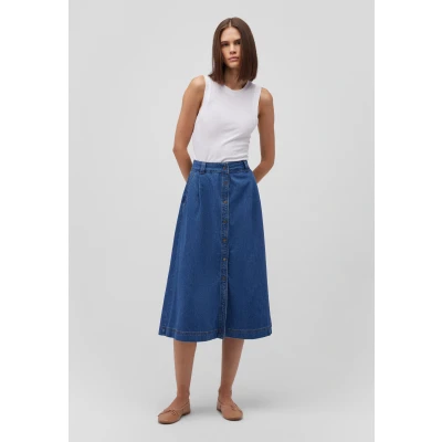 Abbildung von Mavi Alinienrock, Damen, Größe: Large, Dark indigo