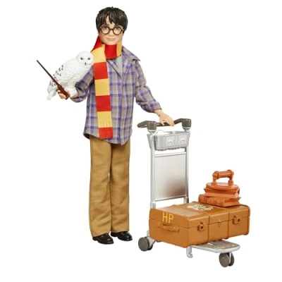Abbildung von Harry Potter Anziehpuppe am Gleis 9 3/4 Puppe Mattel Wizarding World