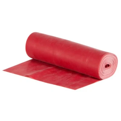 Abbildung von Rolyan Resistive Exercise Band, Halb Widerstand, Widerstand Band für Fitness und Workouts, Improve Kraft Mobilität, Ausrüstung Physiotherapie, Injury Rehab, Fitnessraum, Haus, Rot, 5,5 m