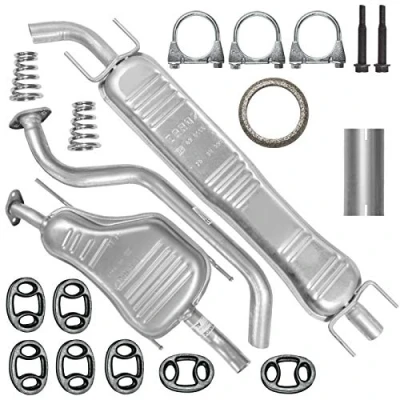 Abbildung von Auspuffanlage Schalldämpferset Auspuff für Opel Zafira A 1 I 2.0 DI DTI 2.2