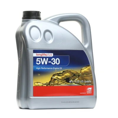 Abbildung von Febi Bilstein Longlife Plus 5W 30 4l Motoröl 32946 VOLKSWAGEN: Passat B5 Limousine, Golf 7 Schrägheck, Polo IV SEAT: Altea