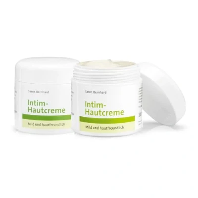 Abbildung von Sanct Bernhard Intim Hautcreme mit Ringelblume, Kamille &amp; Jojobaöl 2x 100 ml