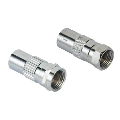 Abbildung von Hama Koax SAT Adapter 2er Set (F Stecker von und Kupplung)
