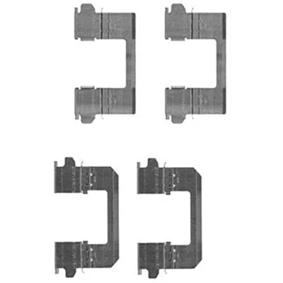 Abbildung von HELLA 8DZ 355 203 771 Zubehörsatz, Scheibenbremsbelag NISSAN: Qashqai / Qashqai+2 I, X Trail, Rogue