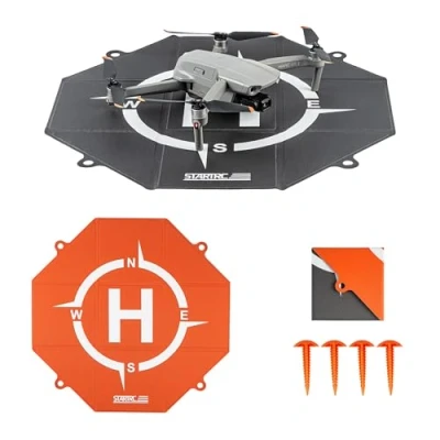 Abbildung von STARTRCE Drohnen Landeplatz Landing Pad faltbar Universal schnell Landeplattform für DJI Mini 4k /Mini 3 Pro/DJI 3/DJI 2 SE/DJI / Mavic Air 2S /Mavic Drohne