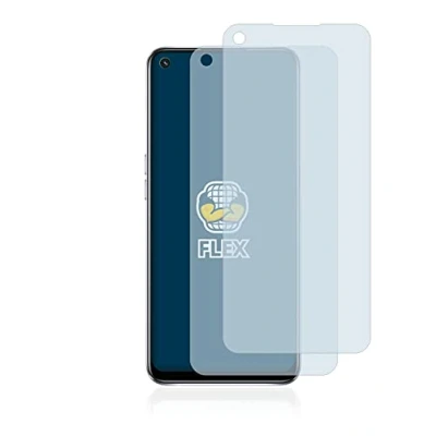 Abbildung von BROTECT 2 Stück Full Cover Schutzfolie für Oppo A54 5G Screen Displayschutz Folie [3D Curved, Anti Fingerprint, Kristall Klar]