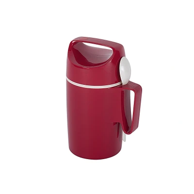 Abbildung von ROTPUNKT Thermobehälter 0,85 ml Speisegefäß I langanhaltender Geschmack hochwertig, (plum), hochwertiger Glaseinsatz, bruchsicher