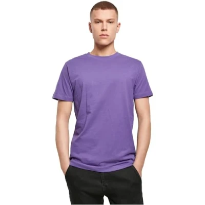 Abbildung von Build Your Brand Herren T shirt Round Neck Shirt, Ultraviolet, XL EU
