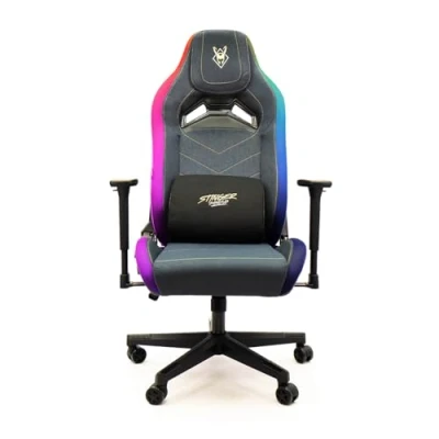 Abbildung von Woxter Stinger Station Elite RGB Stuhl mit LEDs Spiel konfigurierbar (Stahlwelle, Gas Hubkolbens Klasse 3, Ergonomie, 2D Armlehne, höhen und neigungsverstellbar)