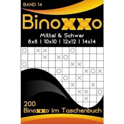 Abbildung von Kompakte Binoxxo: Binärrätsel im Taschenbuch mit 200 Rätsel in Mittel &amp; Schwer